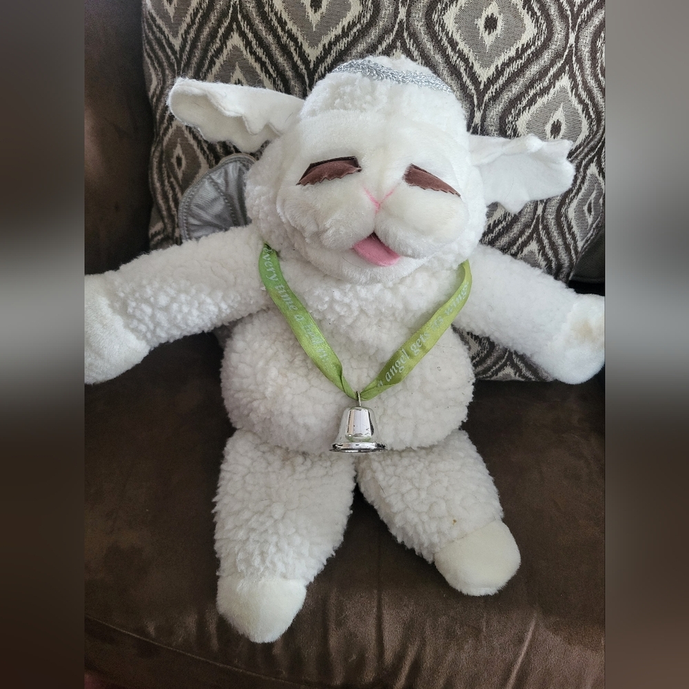 Vintage Baby Lamb Chop Hand Puppet 16"